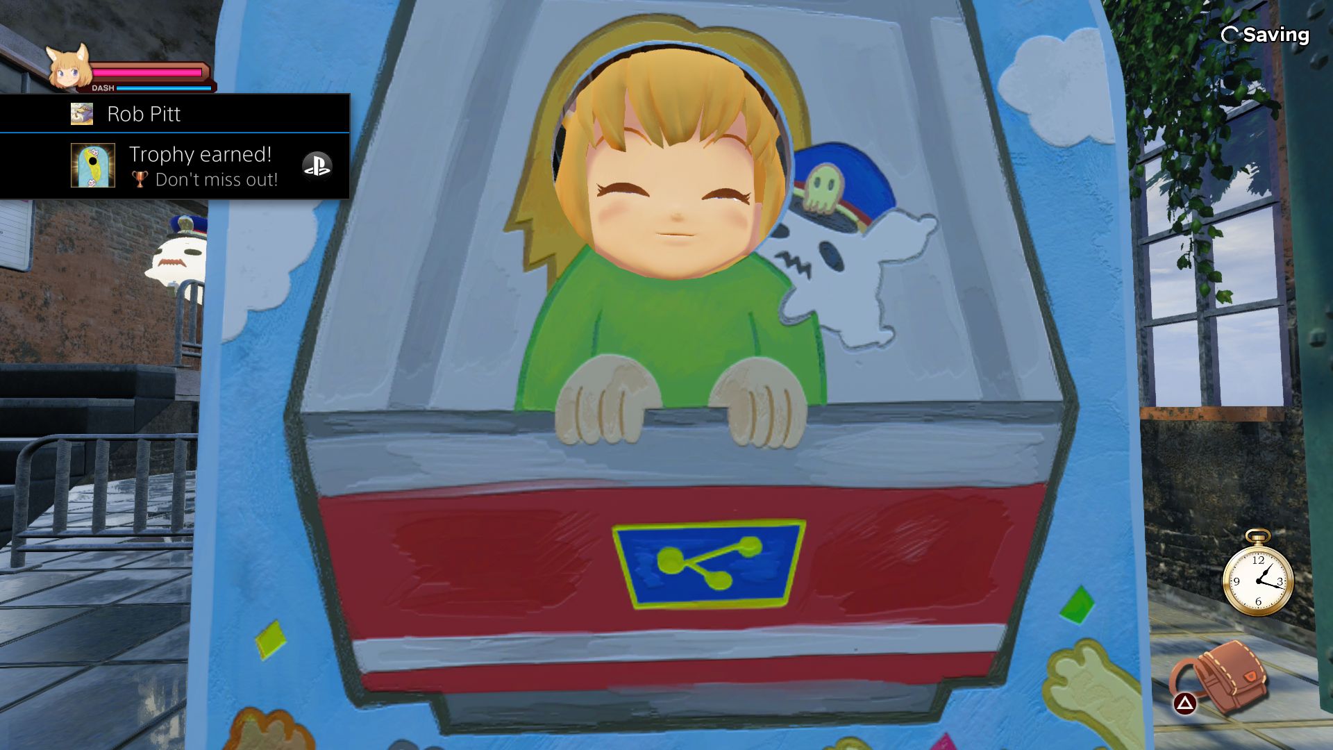 Giraffe and Annika 4